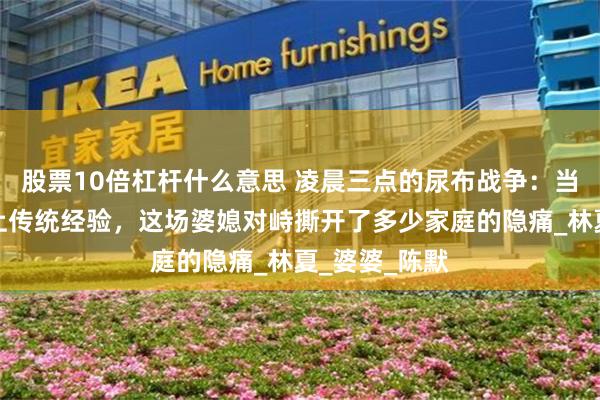 股票10倍杠杆什么意思 凌晨三点的尿布战争：当科学育儿撞上传统经验，这场婆媳对峙撕开了多少家庭的隐痛_林夏_婆婆_陈默