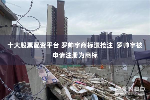 十大股票配资平台 罗帅宇商标遭抢注  罗帅宇被申请注册为商标